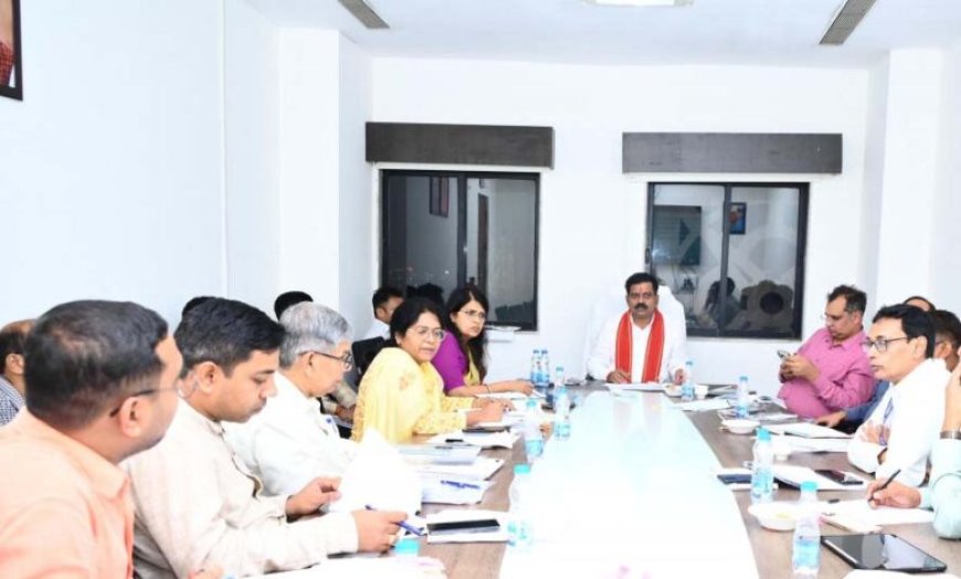 रायपुर : उपमुख्यमंत्री विजय शर्मा की अध्यक्षता में पंचायत विभाग की बैठक सम्पन्न